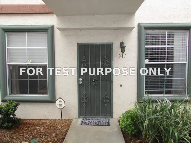 Demo/Test Data 10914 Sabre Hill Dr Unit 331, San Diego, Ca 92128
