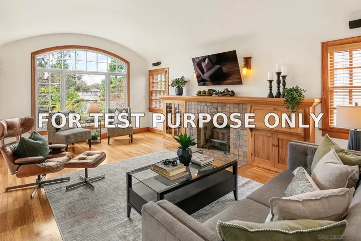 Demo/Test Data 4605-4607 Terrace Dr, San Diego, Ca 92116