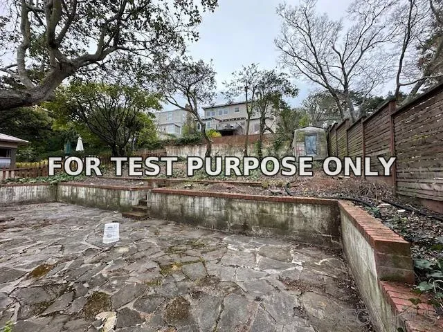 Demo/Test Data 2309 Leimert Blvd, Oakland, Ca 94602
