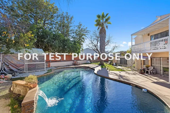 Demo/Test Data 801 Loquat Ct, El Cajon, Ca 92020
