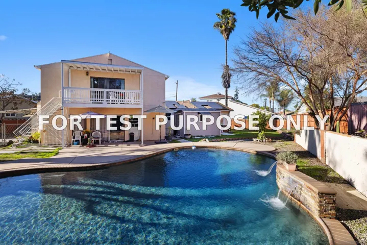 Demo/Test Data 801 Loquat Ct, El Cajon, Ca 92020