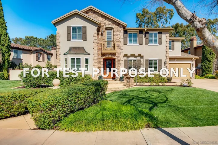 Demo/Test Data 571 Lynwood Dr, Encinitas, Ca 92024