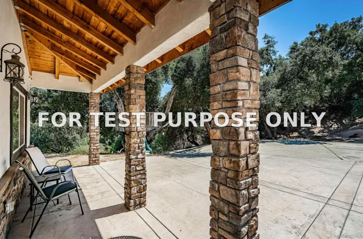 Demo/Test Data 20591 Sycamore Springs Rd, Jamul, Ca 91935