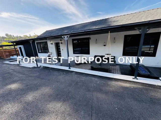 Demo/Test Data 9174 Winter Gardens Blvd., Lakeside, Ca 92040