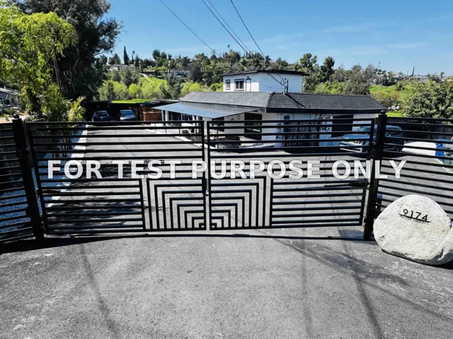 Demo/Test Data 9174 Winter Gardens Blvd., Lakeside, Ca 92040