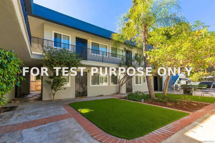 Demo/Test Data 2125 Reed Avenue, San Diego, Ca 92109
