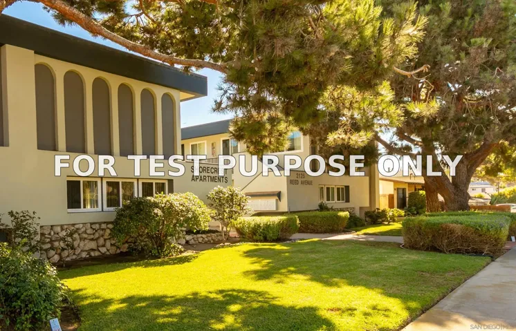 Demo/Test Data 2125 Reed Avenue, San Diego, Ca 92109