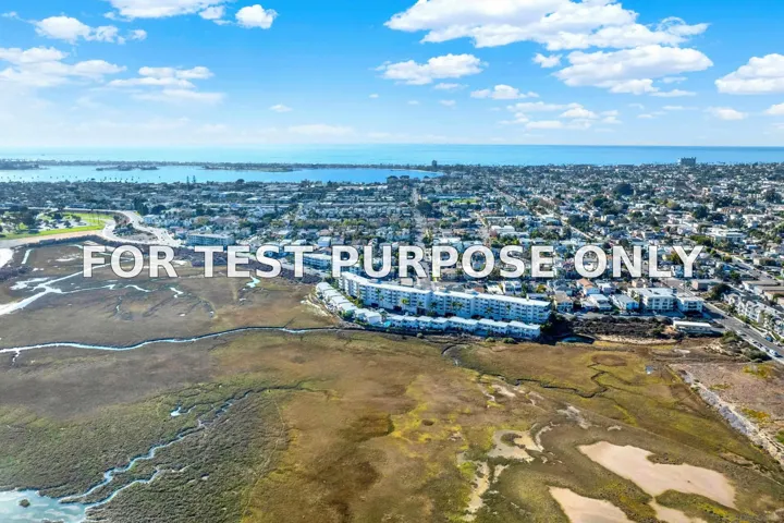 Demo/Test Data 4015 Crown Point Dr Unit 102, San Diego, Ca 92109