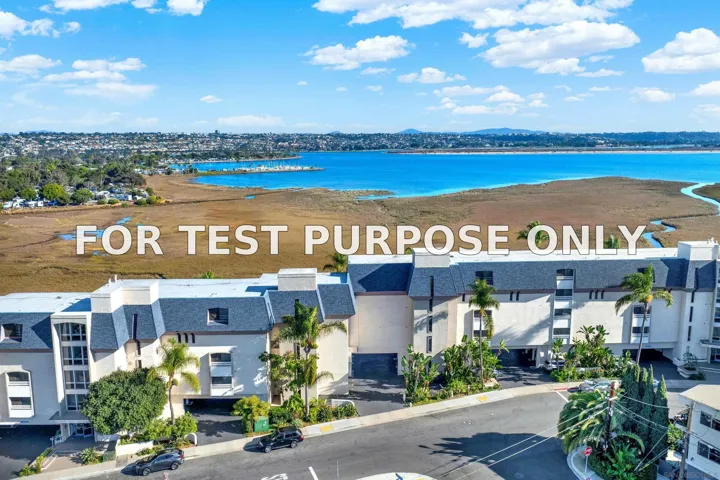 Demo/Test Data 4015 Crown Point Dr Unit 102, San Diego, Ca 92109