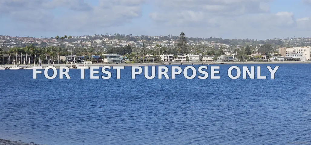Demo/Test Data 826 Seagirt Ct, San Diego, Ca 92109