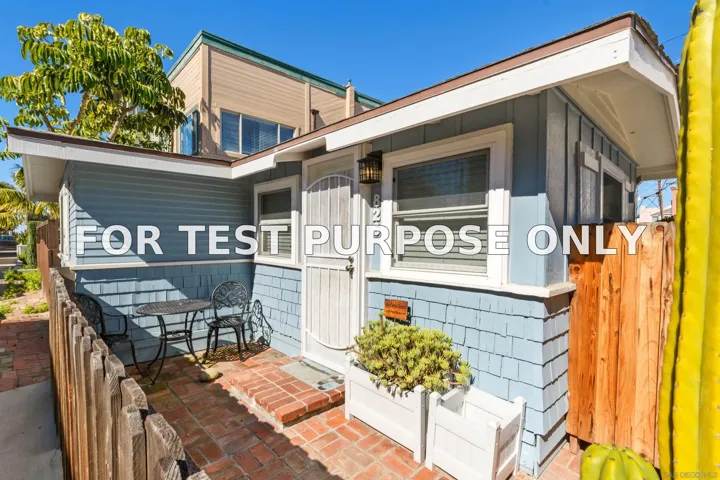 Demo/Test Data 826 Seagirt Ct, San Diego, Ca 92109