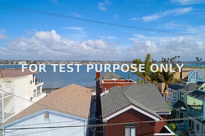 Demo/Test Data 826 Seagirt Ct, San Diego, Ca 92109
