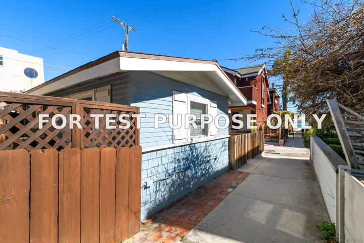 Demo/Test Data 826 Seagirt Ct, San Diego, Ca 92109