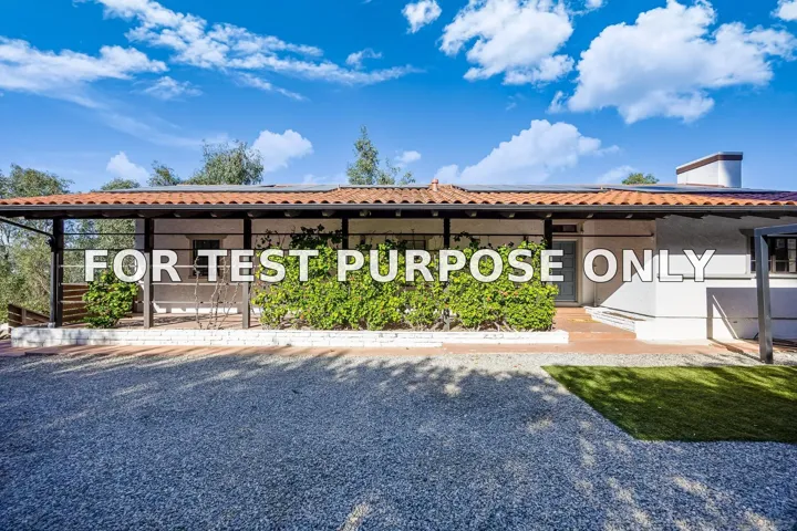 Demo/Test Data 9903 Shadow Rd, La Mesa, Ca 91941