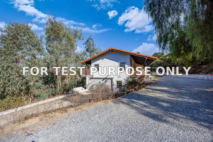 Demo/Test Data 9903 Shadow Rd, La Mesa, Ca 91941