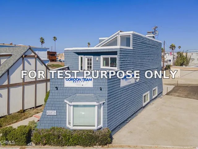 Demo/Test Data 2516 Roosevelt Boulevard, Oxnard, Ca 93035