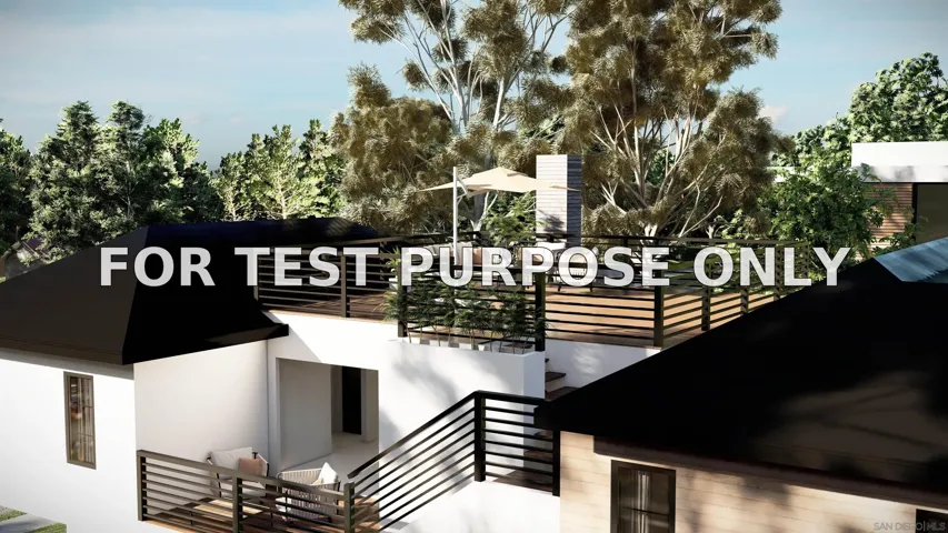 Demo/Test Data 1826 Galveston St, San Diego, Ca 92110