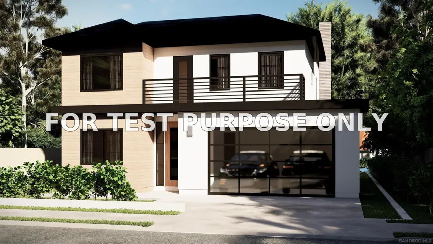 Demo/Test Data 1826 Galveston St, San Diego, Ca 92110