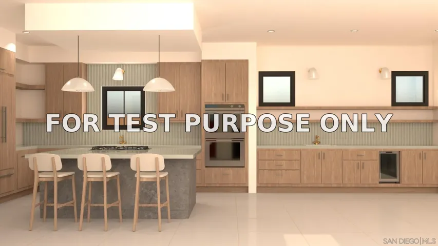 Demo/Test Data 1826 Galveston St, San Diego, Ca 92110