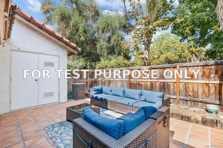 Demo/Test Data 1651 S Juniper Unit 185, Escondido, Ca 92025
