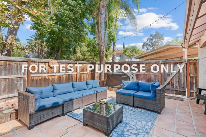 Demo/Test Data 1651 S Juniper Unit 185, Escondido, Ca 92025