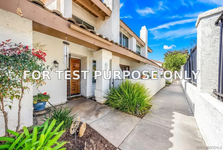 Demo/Test Data 1651 S Juniper Unit 270, Escondido, Ca 92025