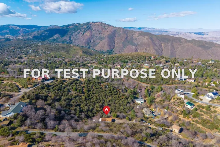 Demo/Test Data 3247 Canyon Dr, Julian, Ca 92036