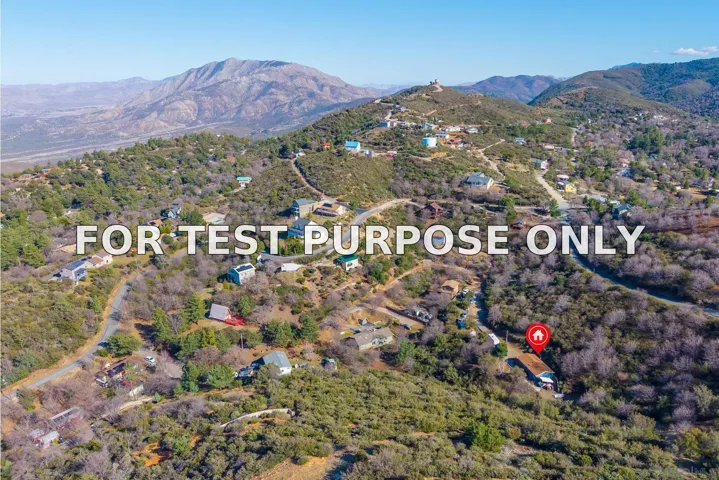 Demo/Test Data 3247 Canyon Dr, Julian, Ca 92036