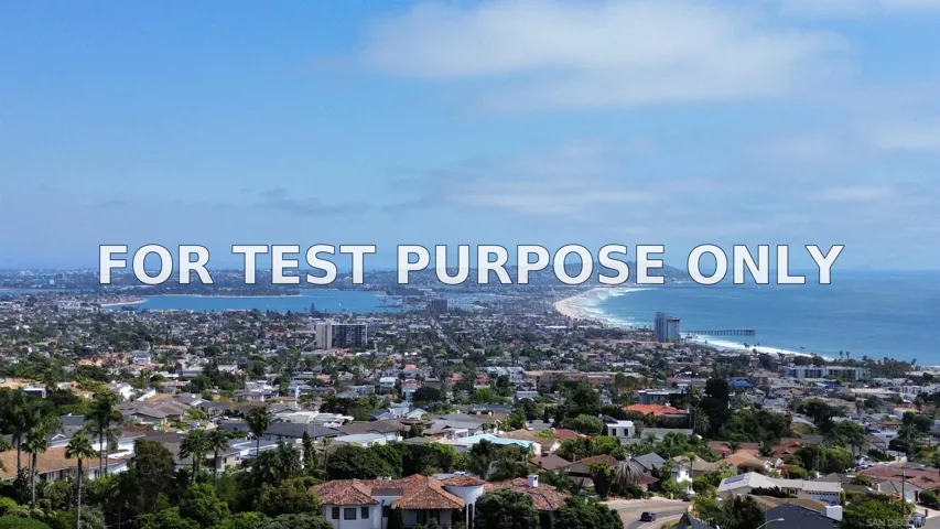 Demo/Test Data 5717 Baja Mar, La Jolla, Ca 92037