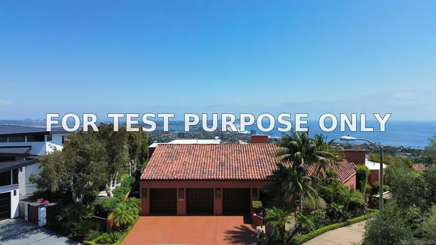 Demo/Test Data 5717 Baja Mar, La Jolla, Ca 92037