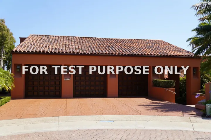 Demo/Test Data 5717 Baja Mar, La Jolla, Ca 92037