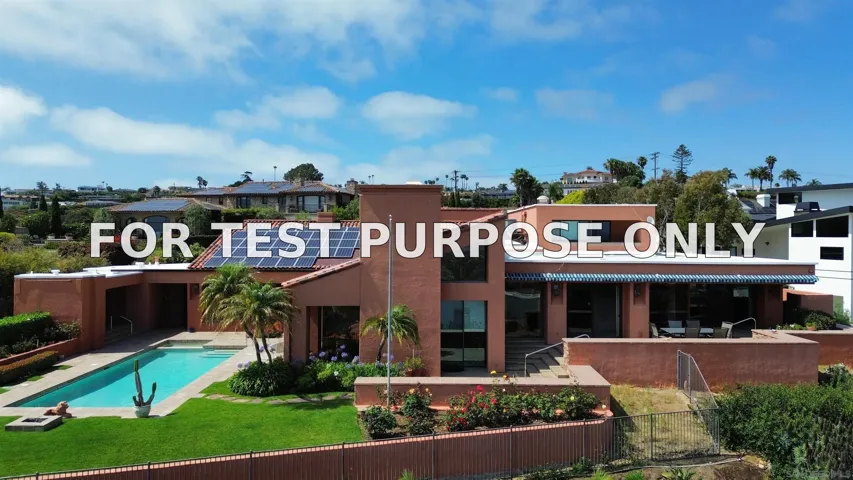 Demo/Test Data 5717 Baja Mar, La Jolla, Ca 92037