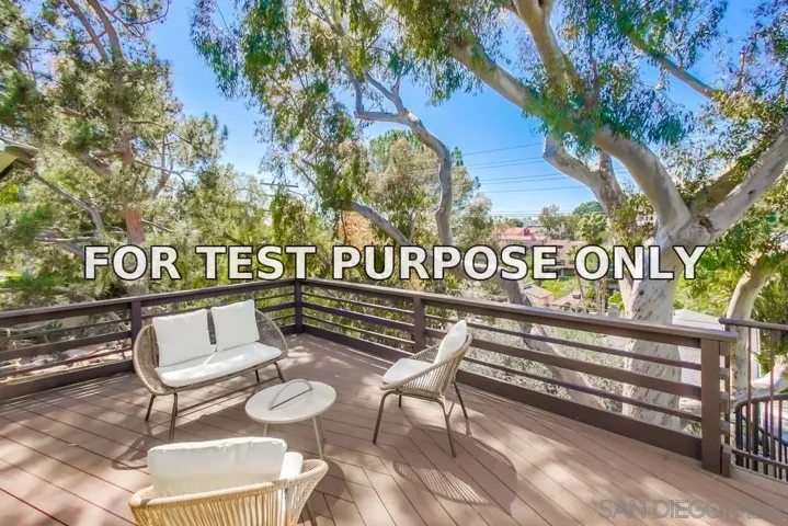 Demo/Test Data 3566 Albatross St, San Diego, Ca 92103