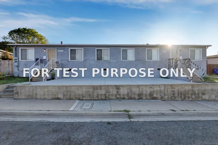 Demo/Test Data 1915-17 Westinghouse St, San Diego, Ca 92111