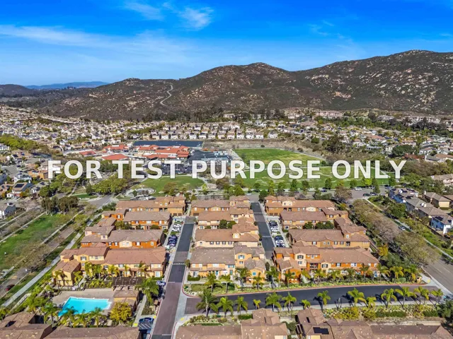 Demo/Test Data 17071 Calle Trevino Unit 8, San Diego, Ca 92127