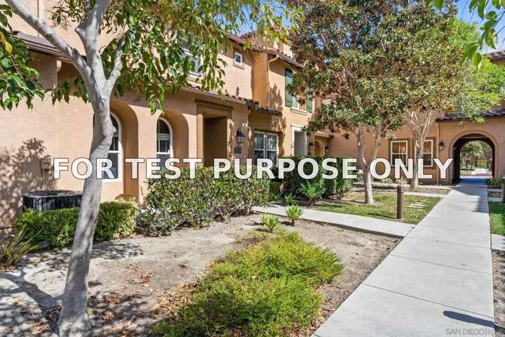 Demo/Test Data 17071 Calle Trevino Unit 8, San Diego, Ca 92127