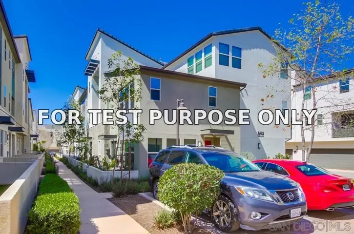 Demo/Test Data 16755 Coyote Bush Dr Unit 75, San Diego, Ca 92127