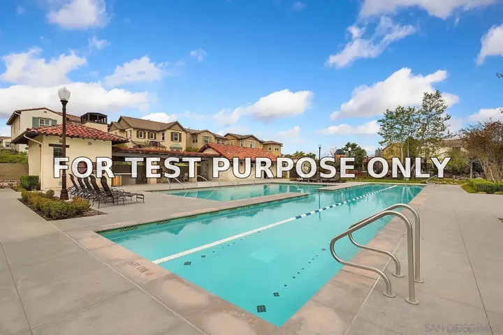 Demo/Test Data 16755 Coyote Bush Dr Unit 75, San Diego, Ca 92127