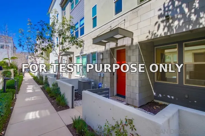 Demo/Test Data 16755 Coyote Bush Dr Unit 75, San Diego, Ca 92127