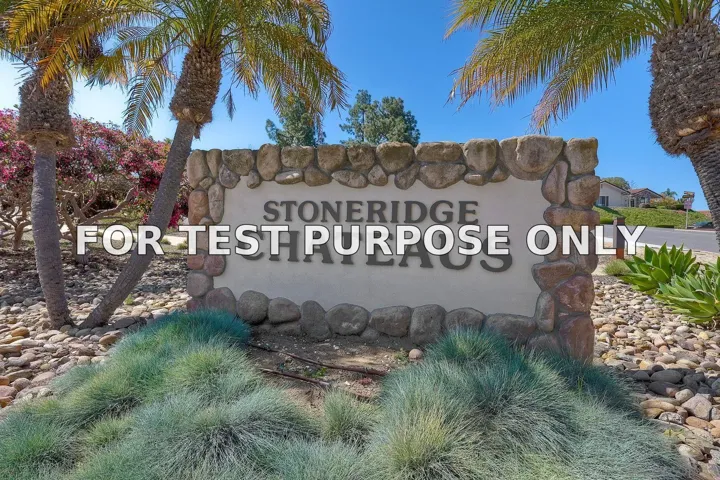 Demo/Test Data 17730 Valle De Lobo, Poway, Ca 92064