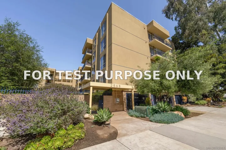 Demo/Test Data 2568 Albatross St Unit 3k, San Diego, Ca 92101