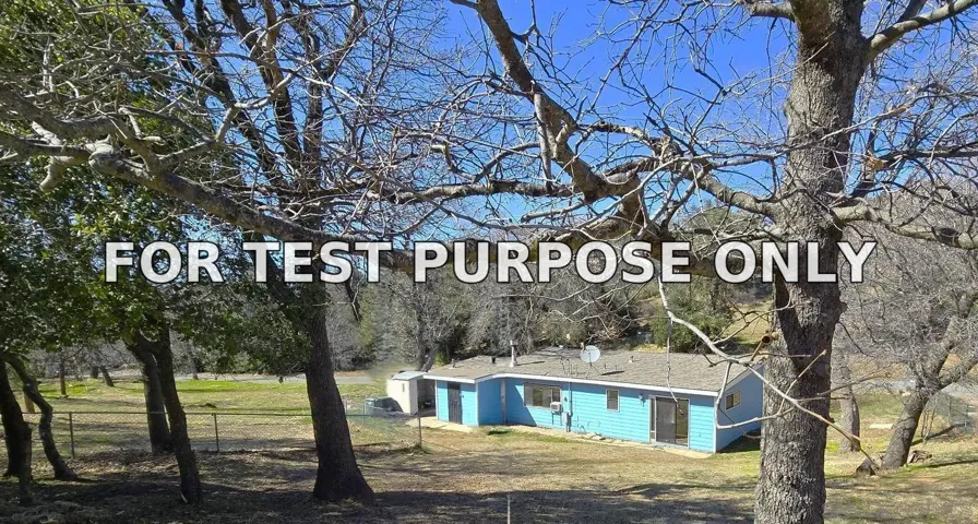 Demo/Test Data 2726 Salton Vista Dr, Julian, Ca 92036