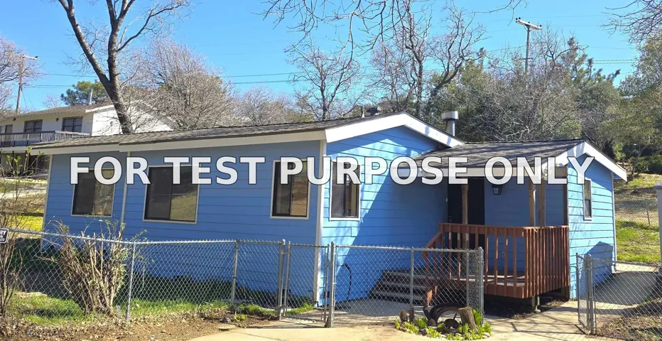 Demo/Test Data 2726 Salton Vista Dr, Julian, Ca 92036
