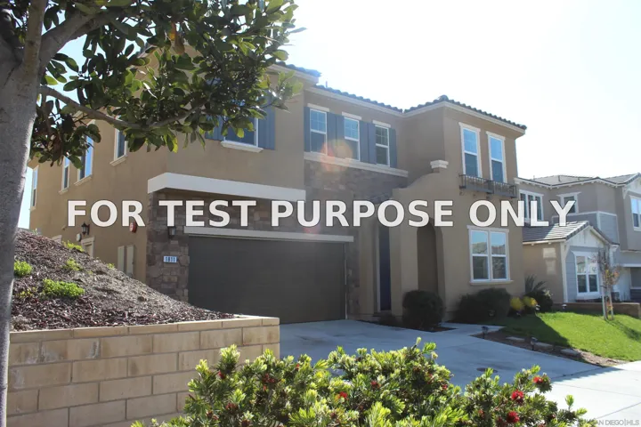 Demo/Test Data 1811 Mattero Avenue, Chula Vista, Ca 91913