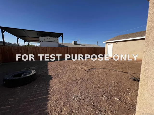 Demo/Test Data 1628 A St., Brawley, Ca 92227