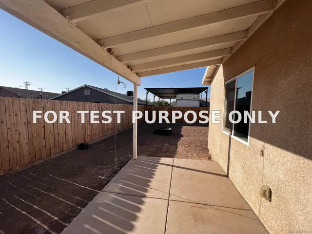 Demo/Test Data 1628 A St., Brawley, Ca 92227