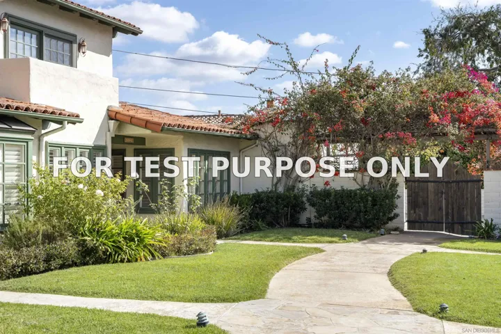 Demo/Test Data 6129 La Flecha, Rancho Santa Fe, Ca 92067
