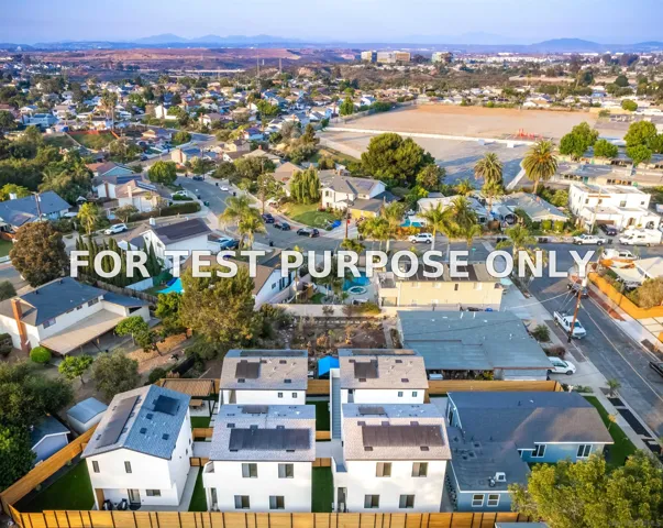 Demo/Test Data 4674-78 Firestone, San Diego, Ca 92117
