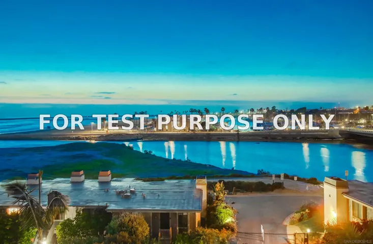 Demo/Test Data 999 N Pacific St Unit E109, Oceanside, Ca 92054