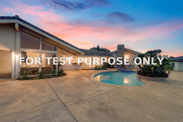 Demo/Test Data 3013 Woodford Dr, La Jolla, Ca 92037